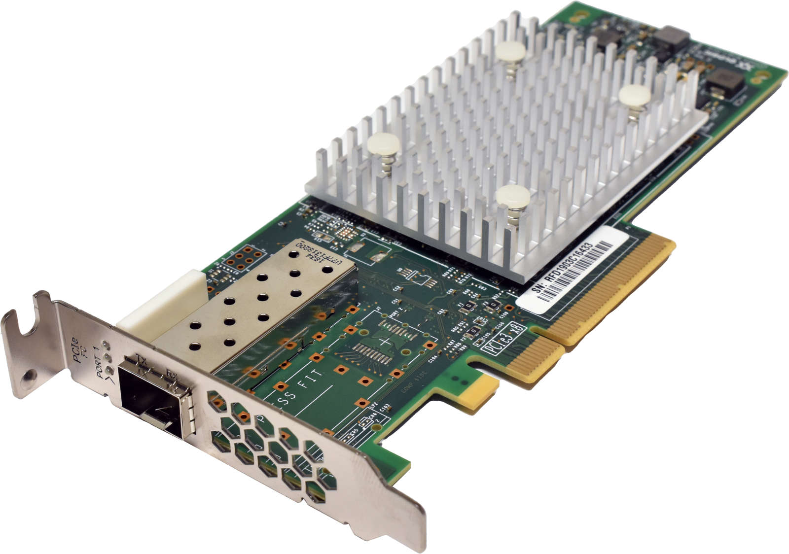 Fujitsu-Qlogic-QLE2690-F-1x16Gb-FC-Port-PCIe-3-0-x-001.jpg Fujitsu Qlogic QLE2690-F 1x16Gb FC Port PCIe 3.0 x8 Server Adapter BK3210407-36 E LP