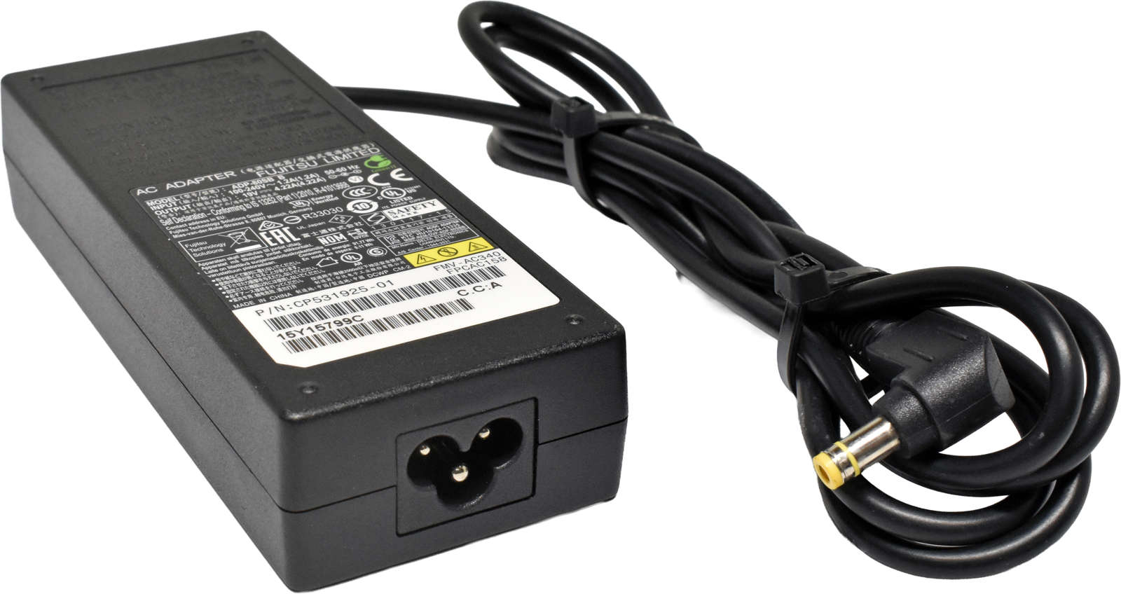 Fujitsu-Delta-ADP-80SB-B-CP531925-01-26-01-80W-AC-002.jpg Fujitsu Delta ADP-80SB B CP531925-01/26-01 80W AC Adapter 19V 4.22A +Power Cord