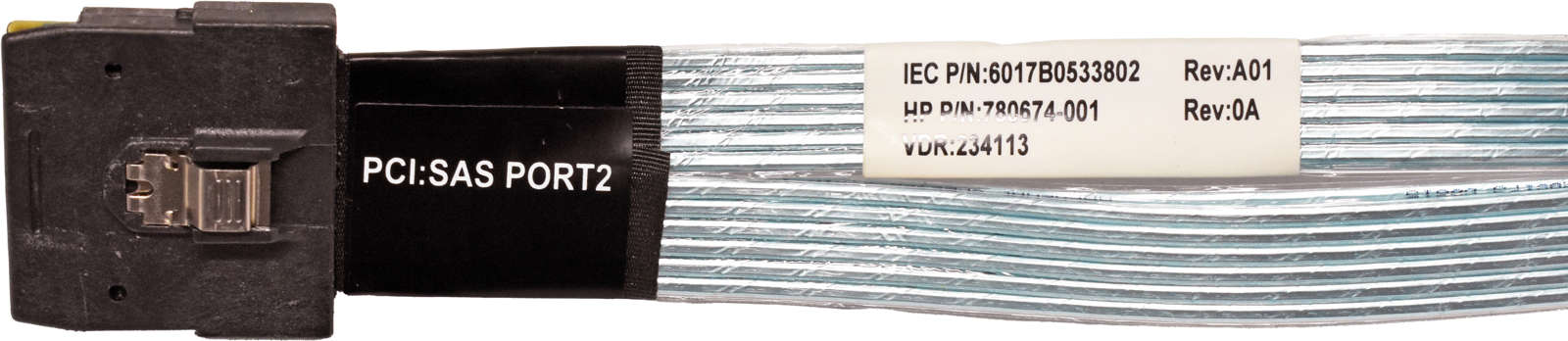 HP ProLiant DL380 G9 MiniSAS Cable 2x SFF-8087 - SAS double-wide 780674-001 784627-001