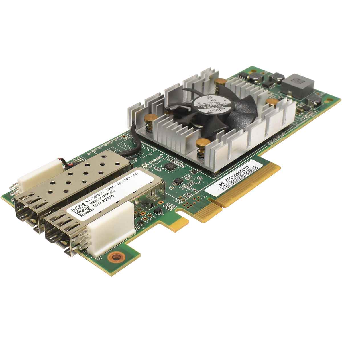Dell QLogic QLE2662L-DEL Dual-Port 16Gb PCIe x8 FC Server Adapter 03PCN3 ohne Bracket Dell QLogic QLE2662L-DEL Dual-Port 16Gb PCIe x8 FC Server Adapter 03PCN3 ohne Bracket