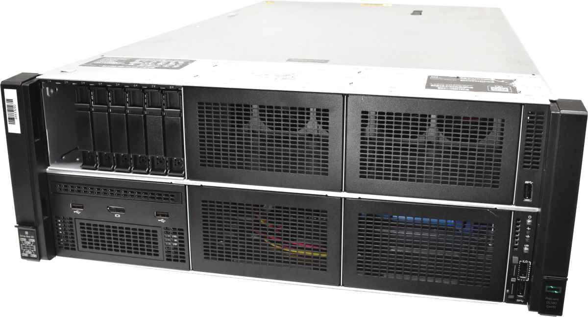 HP ProLiant DL580 G10 4x Intel Gold 6150 18-Core 2.70Ghz 128GB PC4 RAM 8 Bay 2.5 HP ProLiant DL580 G10 4x Intel Gold 6150 18-Core 2.70Ghz 128GB PC4 RAM 8 Bay 2.5