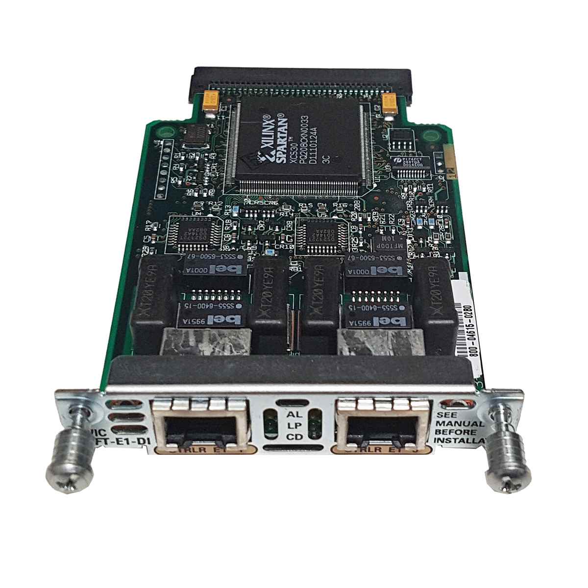Cisco VWIC-2MFT-E1 2-Port Multiflex Voice/WAN Interface Card 800-04615-02 B0 Cisco VWIC-2MFT-E1 2-Port Multiflex Voice/WAN Interface Card 800-04615-02 B0