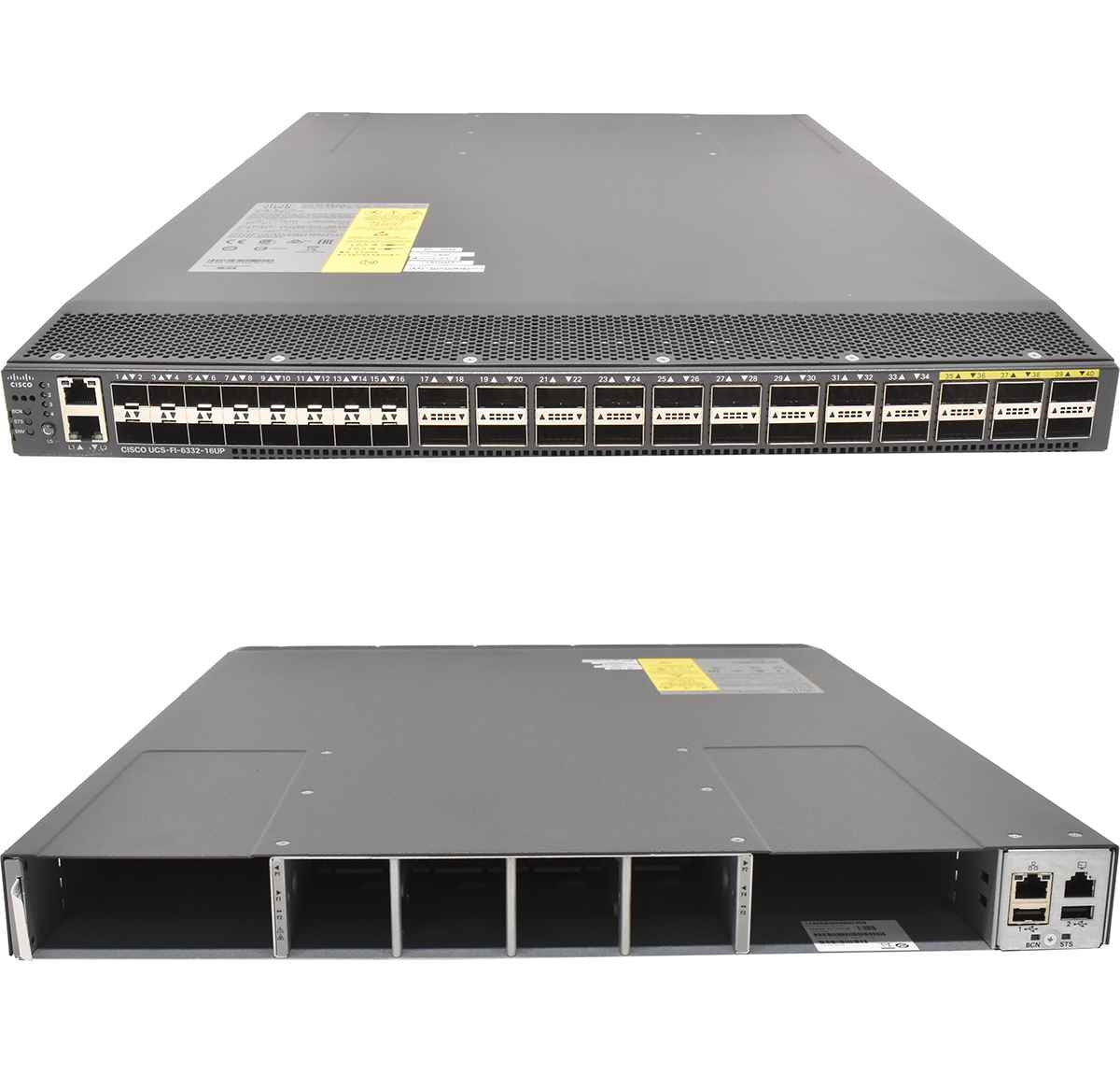 Cisco Switch UCS-FI-6332-16UP 16-Ports SFP+ 10G 24-Ports QSFP+ 40G No OS No PSU No FAN 800-45162-02 Cisco Switch UCS-FI-6332-16UP 16-Ports SFP+ 10G 24-Ports QSFP+ 40G No OS No PSU No FAN 800-45162-02
