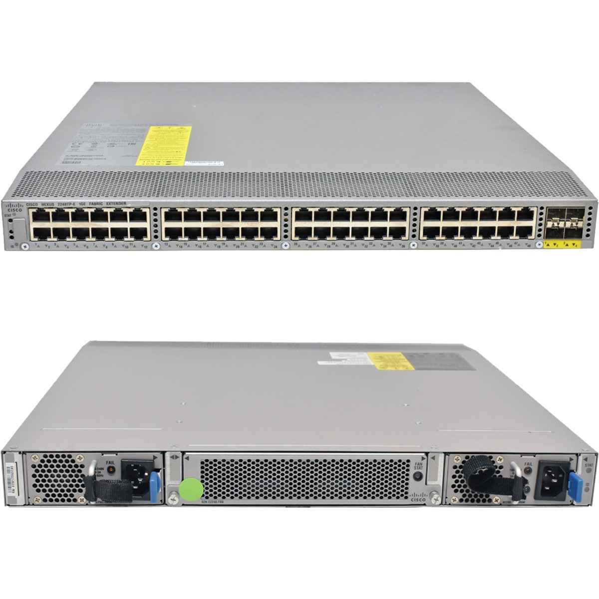 Cisco Nexus N2K-C2248TP-E-1GE 68-4059-04 48-Port GE 4x 10G SFP+ blue PSUs as new / neuwertig Cisco Nexus N2K-C2248TP-E-1GE 68-4059-04 48-Port GE 4x 10G SFP+ blue PSUs as new / neuwertig
