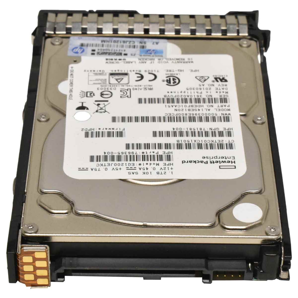 HP 2TB 2.5" 12G 10K SAS HDD Festplatte EG1200JETKC 718292-001 HP 2TB 2.5" 12G 10K SAS HDD Festplatte EG1200JETKC 718292-001
