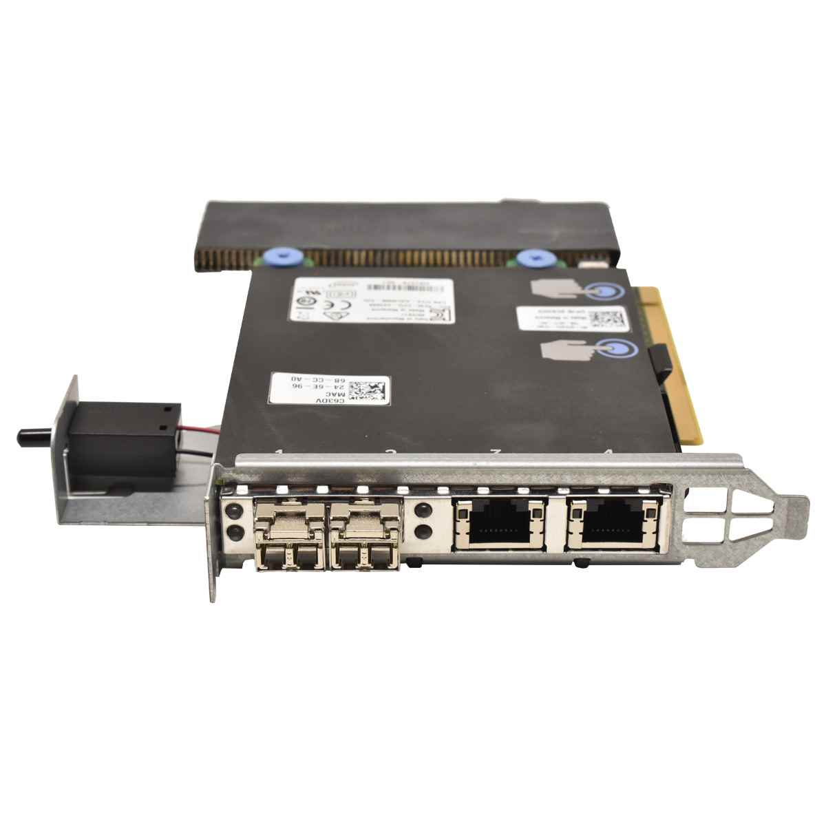 DELL R930 Intel X520 /i350 2x 10GbE +2x GbE Ports LOM Network Daughter Card 0C63DV DELL R930 Intel X520 /i350 2x 10GbE +2x GbE Ports LOM Network Daughter Card 0C63DV