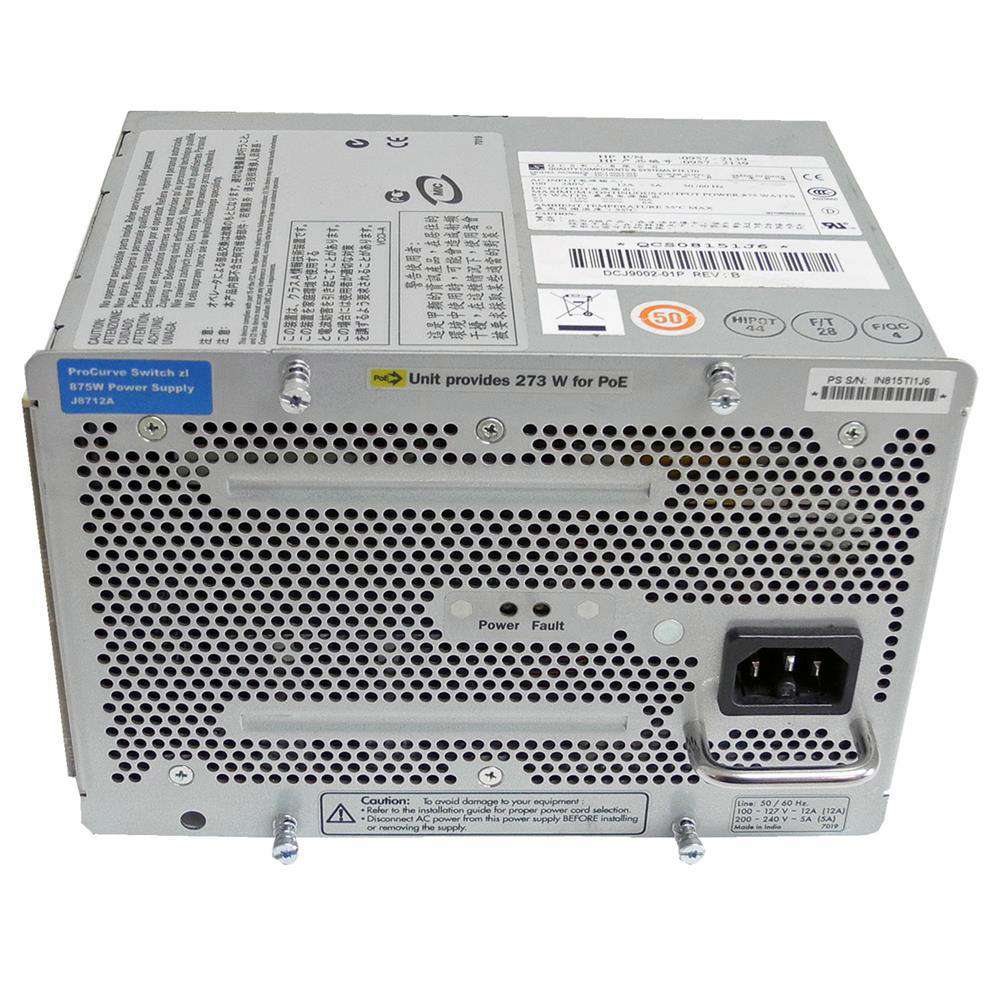 HP-ProCurve-zl-875W-PoE-Netzteil-J8712A-for-5400zl-001.jpg HP ProCurve zl 875W PoE Netzteil J8712A for 5400zl Series Switches PN 0957-2139