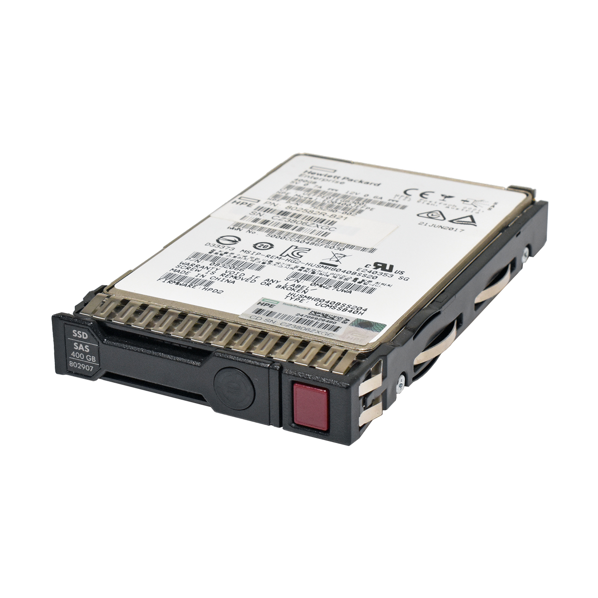 HP Enterprise 400GB SAS 12G SSD EO0400JEFPE 802907-001 HP Enterprise 400GB SAS 12G SSD EO0400JEFPE 802907-001