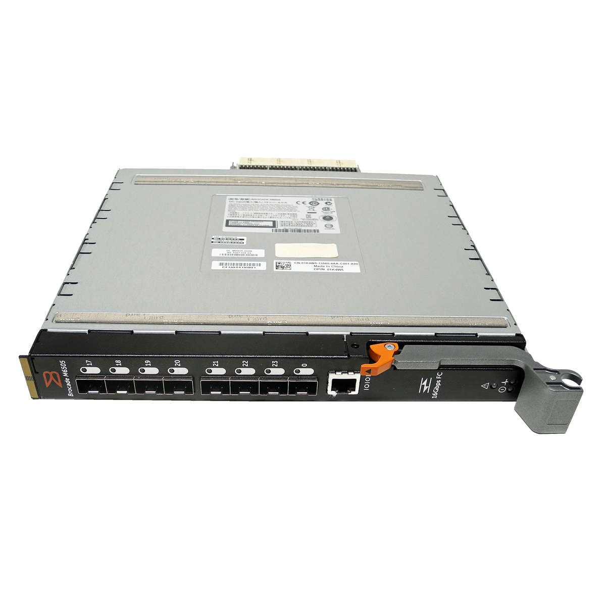 Dell-Brocade-M6505-24-Ports-16Gb-SFP-Blade-Switch-002.jpg Dell Brocade M6505 24-Ports 16Gb SFP+ Blade Switch for PowerEdge M1000e 0HTPC7 07M6XJ