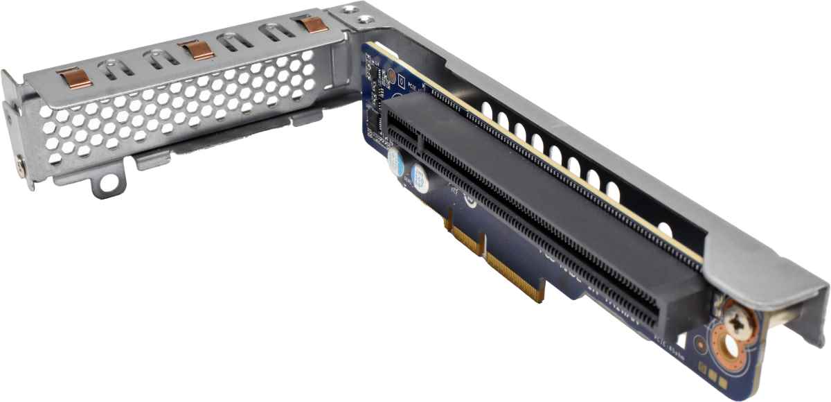 Gigabyte G292-Z20 / G292-280 PCIe x16 Low-Profile Riser Card CRSG01A + Cage Left Side
