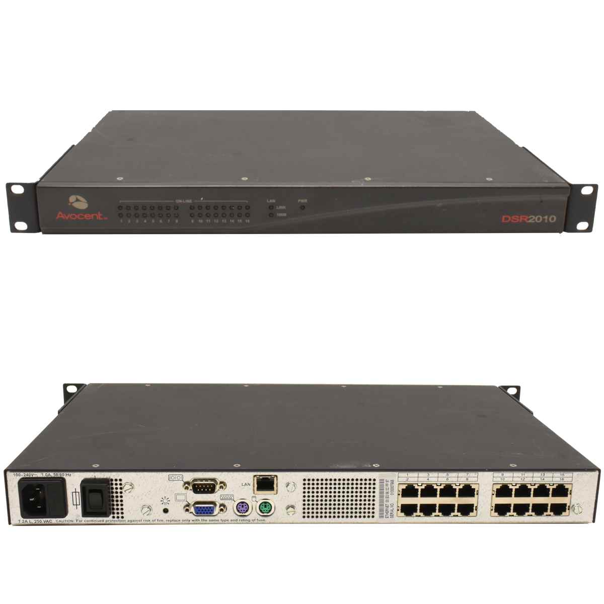 Avocent DSR2010 16-PORT KVM Over IP Ethernet Switch 520-331-002 Avocent DSR2010 16-PORT KVM Over IP Ethernet Switch 520-331-002