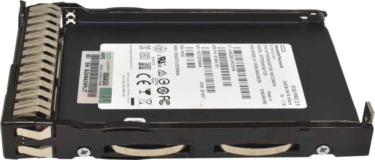 Micron HPE 5100 PRO 2.5 240GB SATA 6Gb SSD MTFDDAK240TCB 875652-001 870667-001