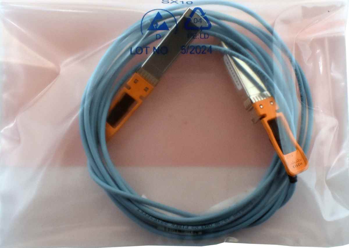 Cisco SFP-25G-AOC3M 25G 10-3228-01 aktives optisches SFP28 Kabel 3m 2 x Cisco SFP-25G-AOC3M 25G 10-3228-01 aktives optisches SFP28 Kabel 3m