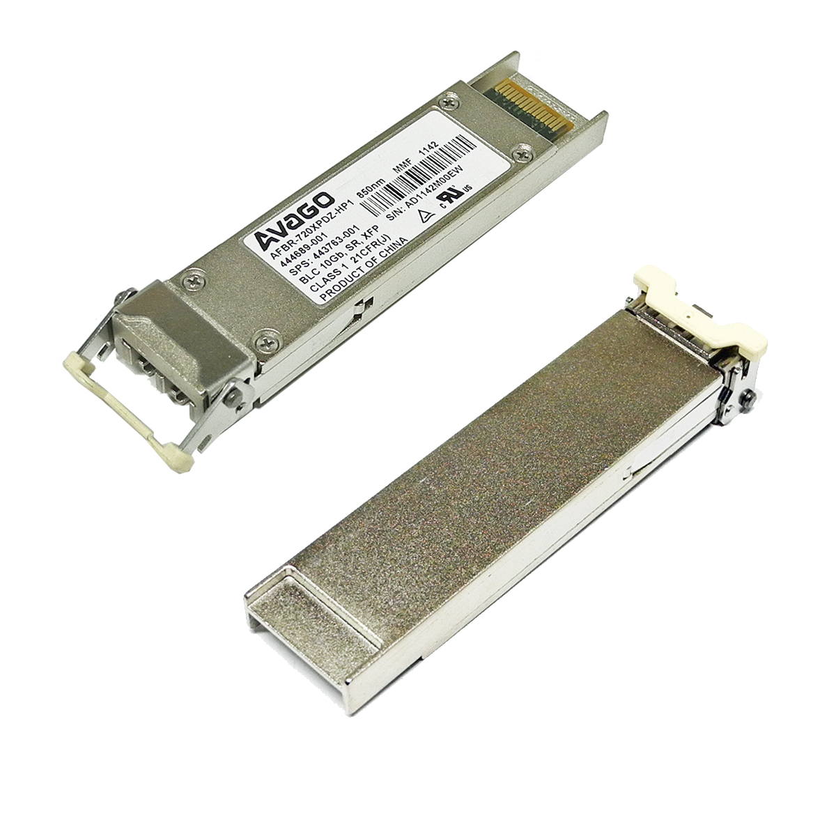 HP Avago AFBR-720XPDZ-HP1 10Gb 850nm MMF XFP Transceiver 443763-001 444689-001 HP Avago AFBR-720XPDZ-HP1 10Gb 850nm MMF XFP Transceiver 443763-001 444689-001