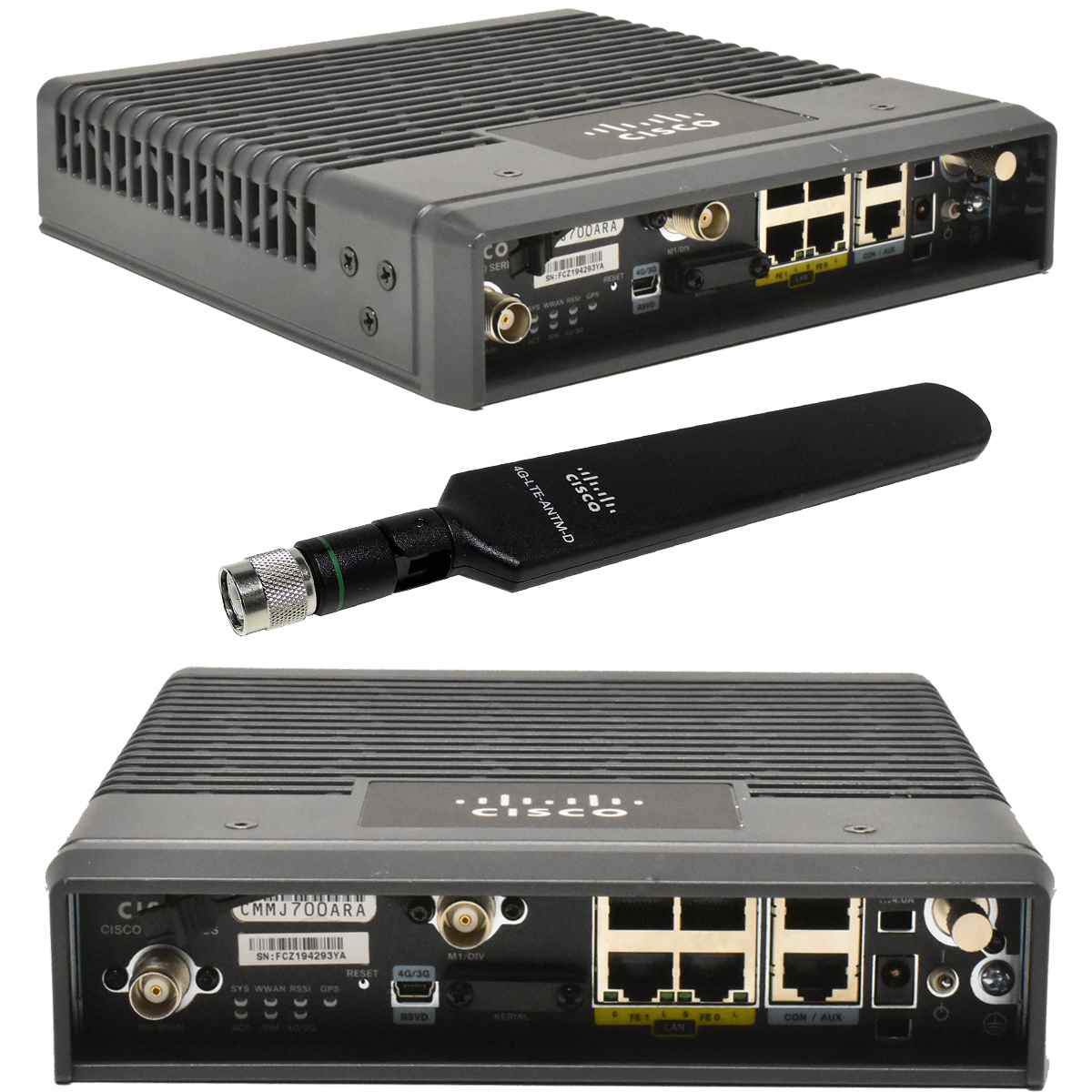 Cisco Cisco819-4G Router C819G-4G-G-K9 V01 800-39744-01 + 4G-LTE-ANTM-D + PWS Cisco Cisco819-4G Router C819G-4G-G-K9 V01 800-39744-01 + 4G-LTE-ANTM-D + PWS
