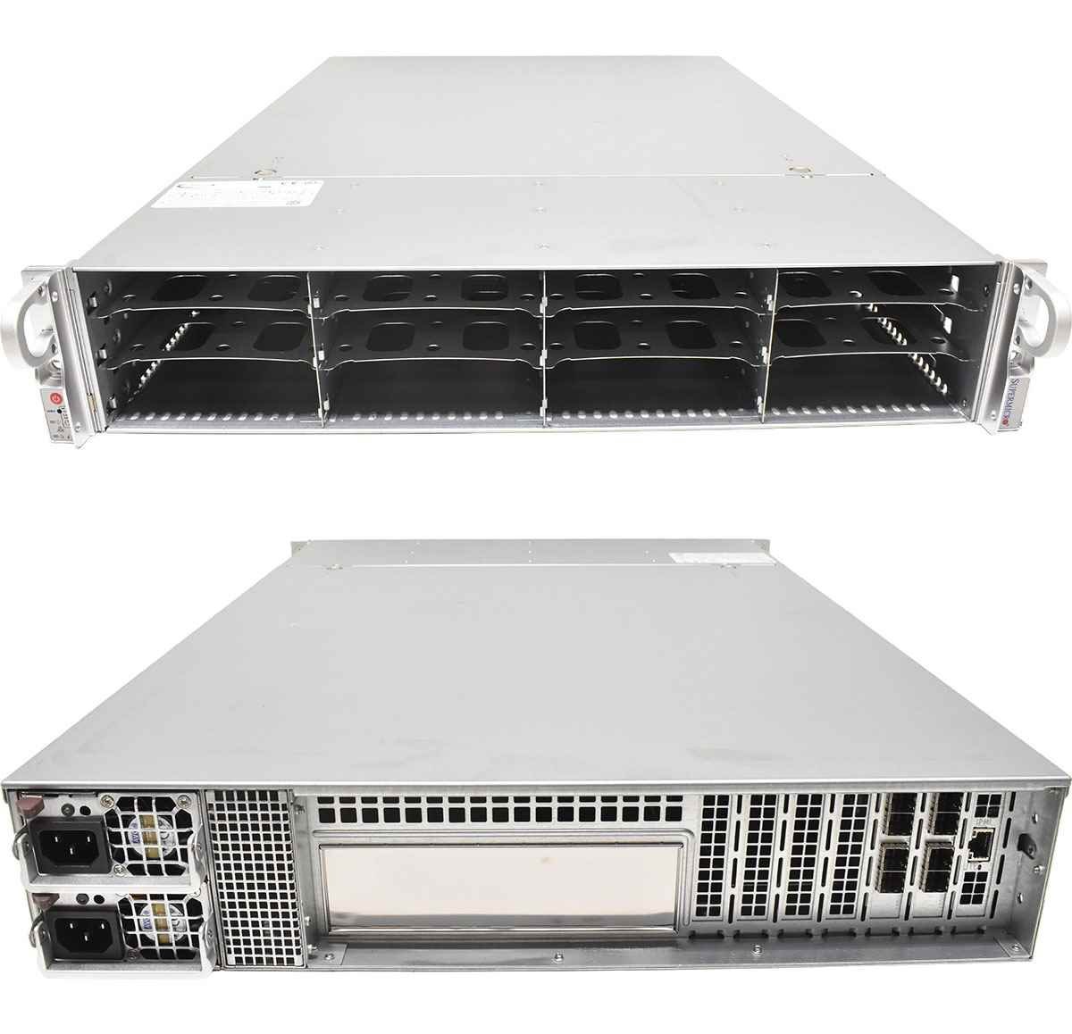Supermicro CSE828 826JBOD-7 2U Rack Storage JBOD 12x LFF 3.5 CSE-826BE2C-R741JBOD Supermicro CSE828 826JBOD-7 2U Rack Storage JBOD 12x LFF 3.5 CSE-826BE2C-R741JBOD