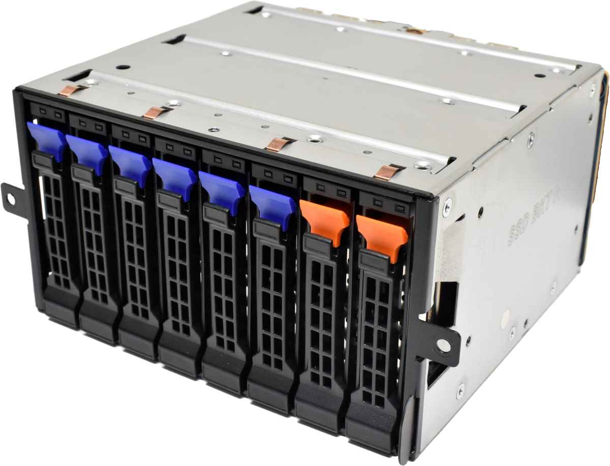 Gigabyte G292-Z20 8-Port SFF Backplane Board CBPG083 +Cage +Cable +Caddys Gigabyte G292-Z20 8-Port SFF Backplane Board CBPG083 +Cage +Cable +Caddys