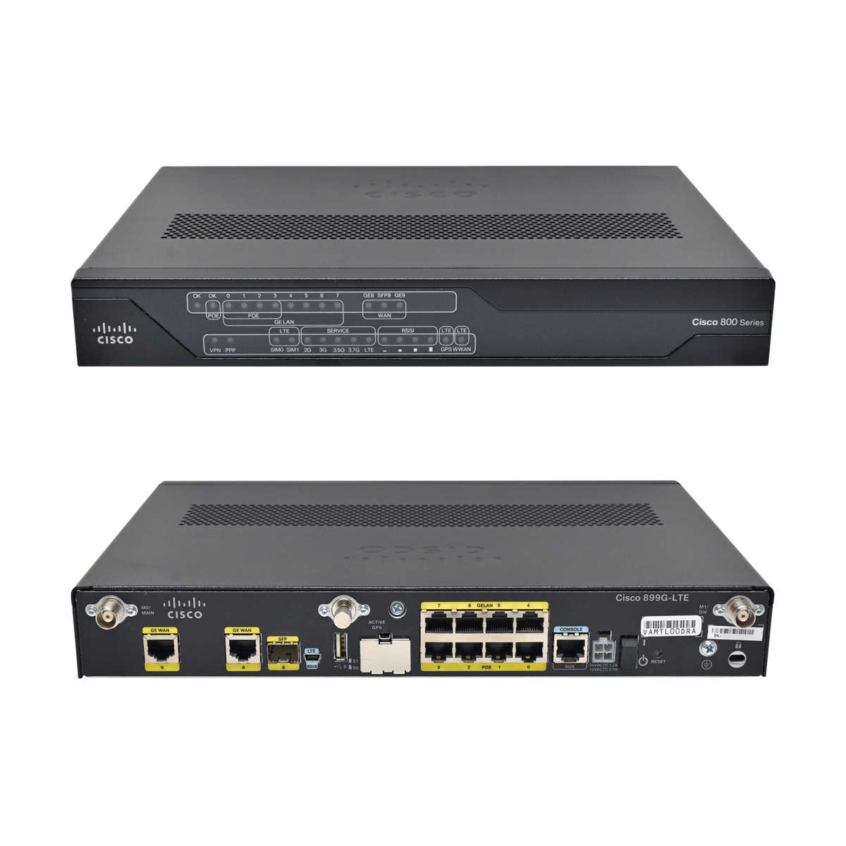 Cisco-C890-LTE-C899G-LTE-GA-K9-8-Port-Gigabit-Inte-002.jpg Cisco C890-LTE C899G-LTE-GA-K9 8-Port Gigabit Integrated Services Router + Antenne