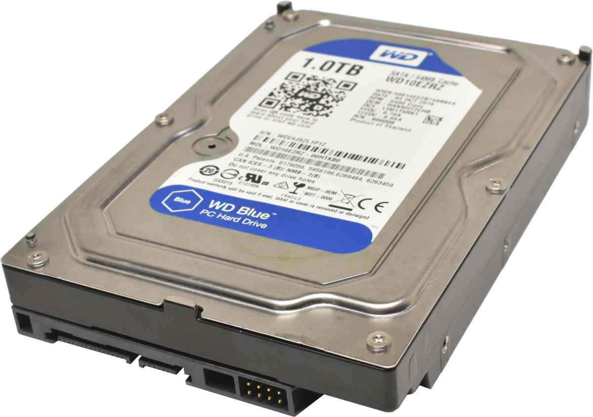 WD 1TB 3.5" 5.4K 6G SATA HDD Festplatte WD10EZRZ-00HTKB0