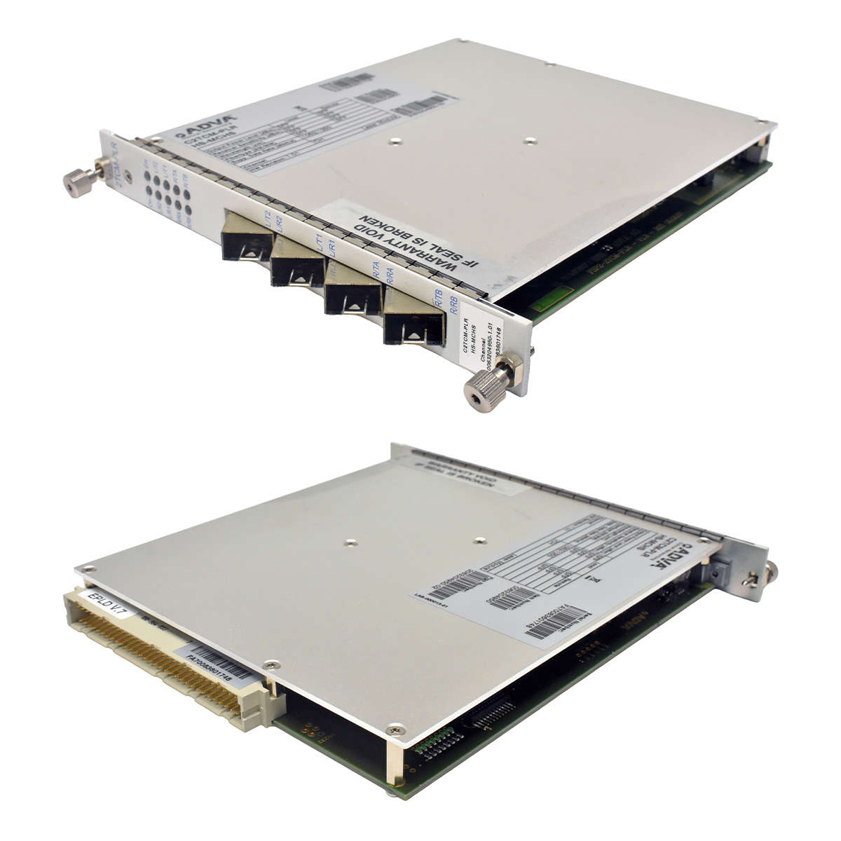 ADVA C2TCM-PLR HS-MCHS 0063204950 Quad-Port SFP CWDM Channel Module for FSP 2000