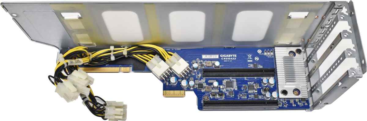 Gigabyte G292-Z20 Riser Card 2x PCIe G4 x16 full-high full-length CRSG422 + Cage +Cable