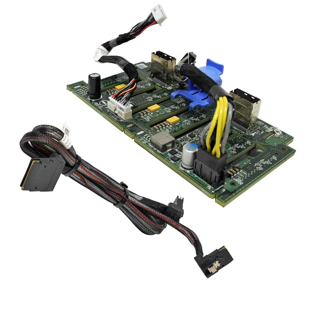 DELL PowerEdge R720 R820 8-Slot SAS 2.5" HDD Backplane 022FYP + 3x Kabel DELL PowerEdge R720 R820 8-Slot SAS 2.5" HDD Backplane 022FYP + 3x Kabel