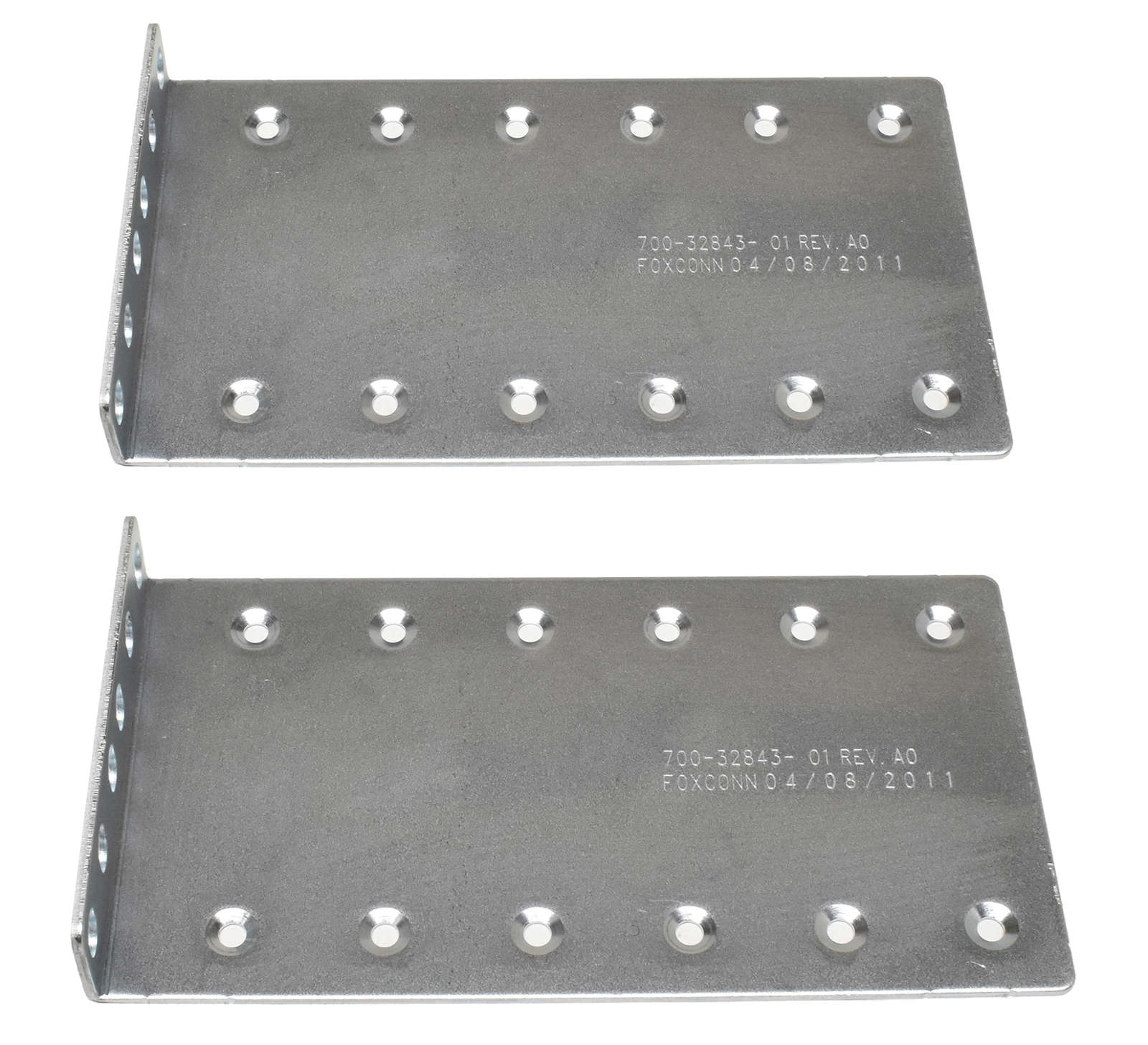 Cisco-Foxconn-2U-19-Rack-Mount-Ears-Bracket-Kit-70-001.jpg Cisco Foxconn 2U 19" Rack Mount Ears Bracket Kit 700-32843-01 für Nexus 5596 Chassis, N9K no Screws