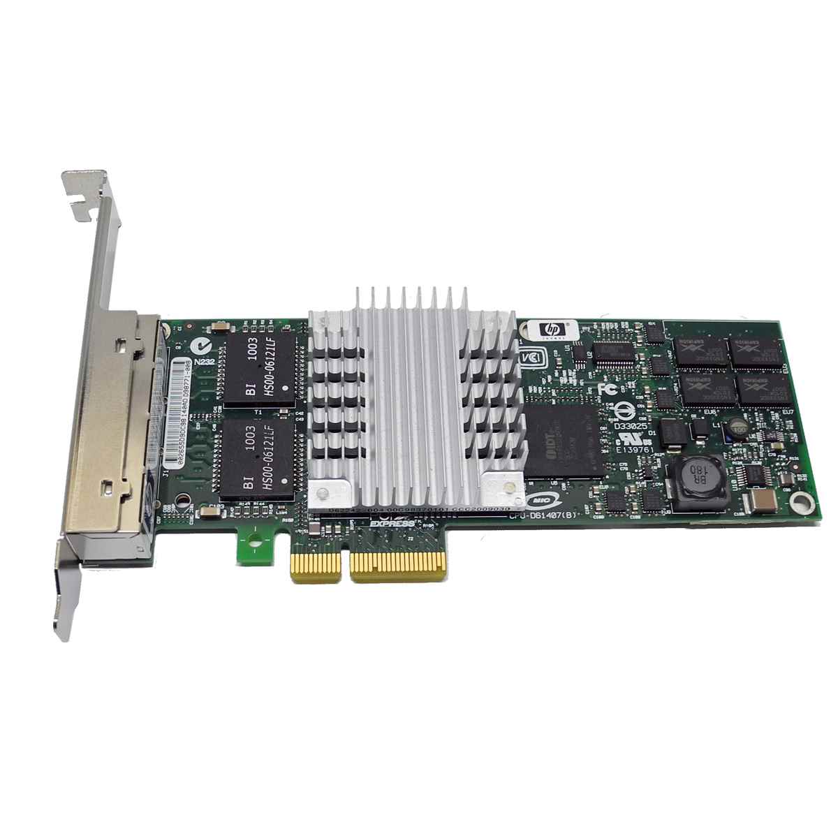 HP Intel PRO/1000 PT Quad Port FP Gigabit Ethernet Adapter NC364T 435506-002 FP HP Intel PRO/1000 PT Quad Port FP Gigabit Ethernet Adapter NC364T 435506-002 FP