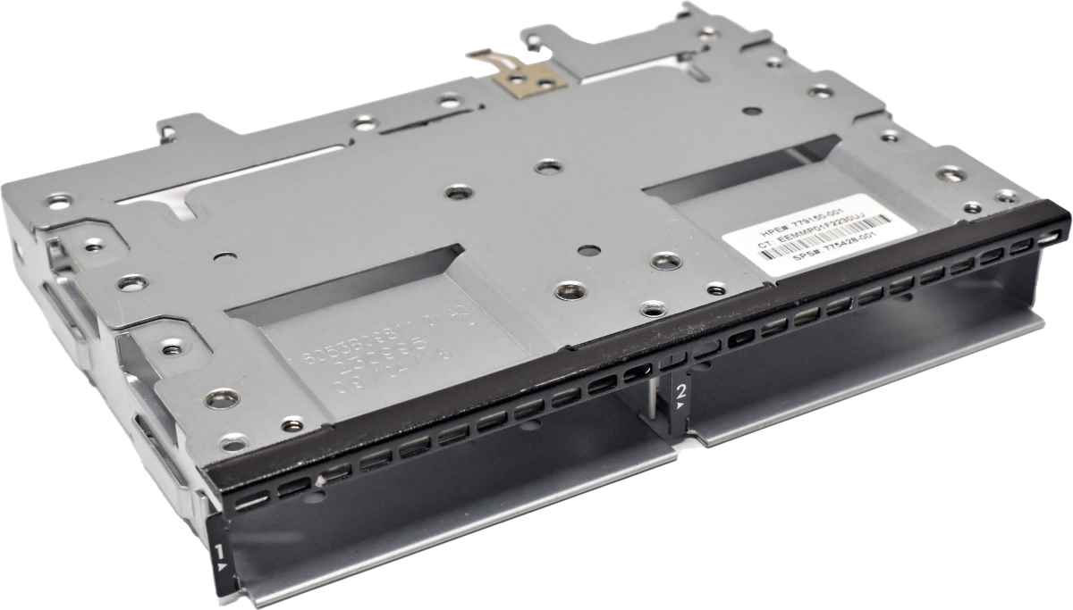 HP Festplatten / Hard Disk Cage 2x SFF 2,5 ohne Backplane Proliant DL360 G9 G10 779150-001 HP Festplatten / Hard Disk Cage 2x SFF 2,5 ohne Backplane Proliant DL360 G9 G10 779150-001