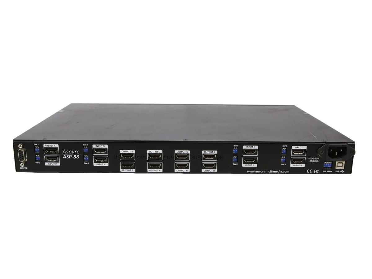 Aurora Aspyre ASP-88 8x8 HDMI 1.3c and HDCP Switcher