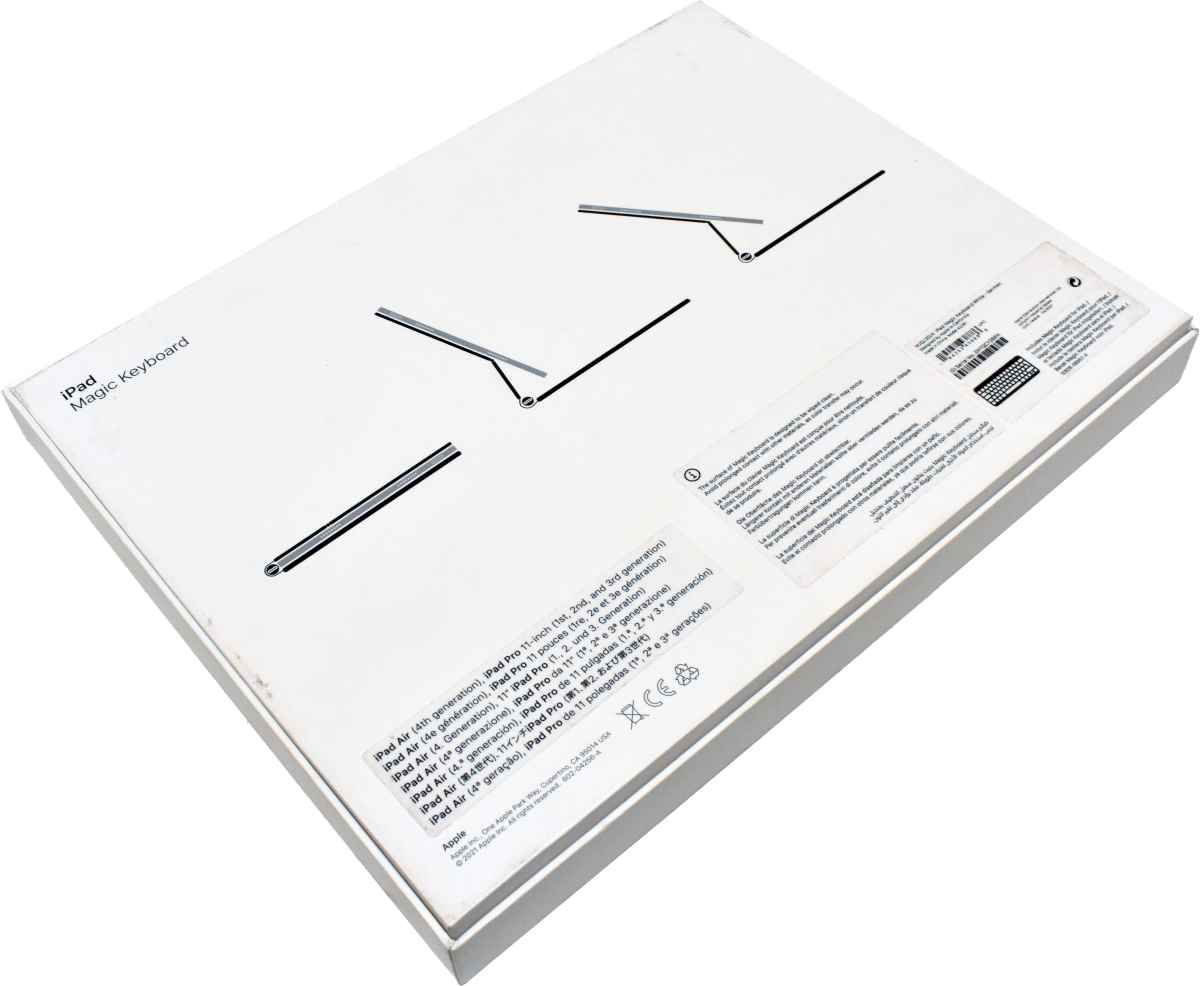 Apple iPad Air 4.Gen, 11" iPad Pro 1.-3. Gen. Magic Keyboard white German MJQJ3D/A NEW NEU Apple iPad Air 4.Gen, 11" iPad Pro 1.-3. Gen. Magic Keyboard white German MJQJ3D/A NEW NEU