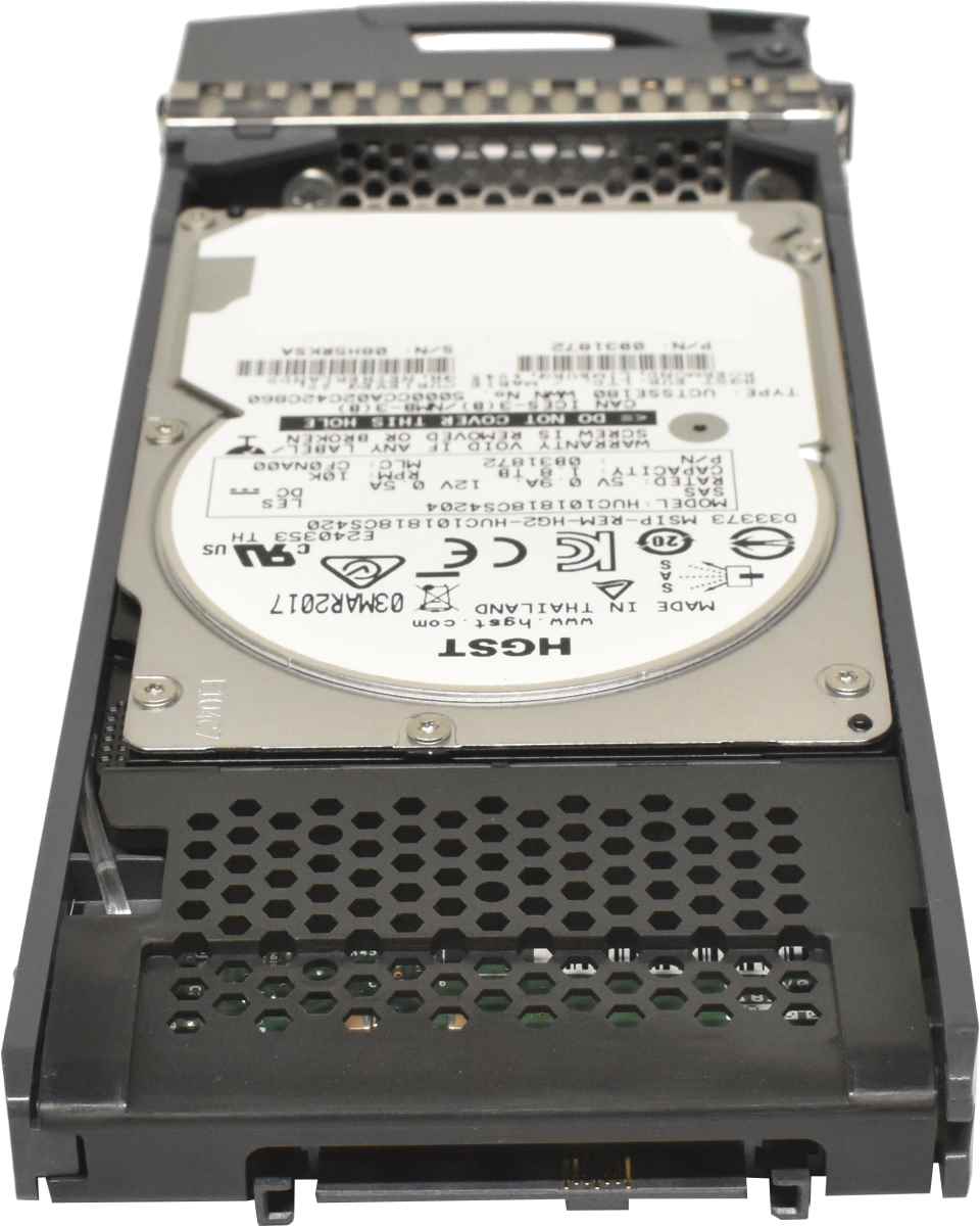 HGST 1.8TB 2.5" 10K 12G SAS HDD Festplatte HUC101818CS4204 0B31872 mit Rahmen