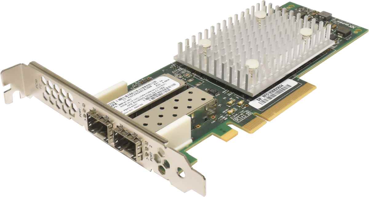 HP SN1600Q QLogic QLE2742 Dual-Port 32G SFP+ PCIe 3.0 x8 FC HBA FP 868141-001 P9M76-63001
