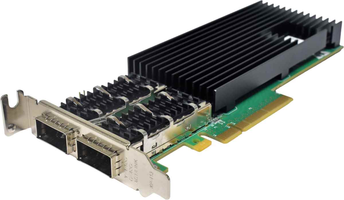 Huawei PE340G2QI71E-QX4-HU Dual-Port NIC 40G QSFP+ PCIe x8 LP Huawei PE340G2QI71E-QX4-HU Dual-Port NIC 40G QSFP+ PCIe x8 LP