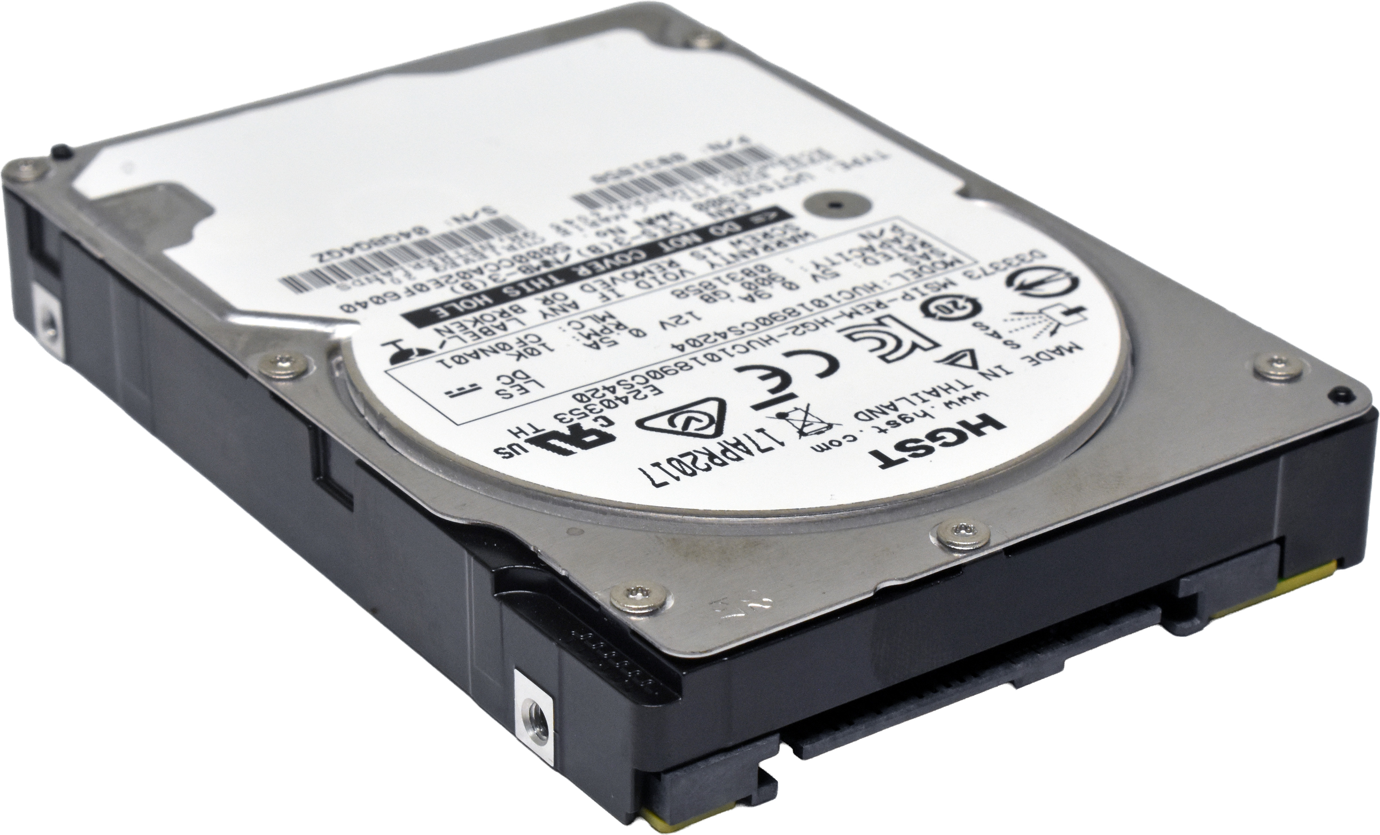 HGST 900GB 2.5" 10K 12G SAS HDD HUC101890CS4204 0B31858 512 Bytes Server Storage