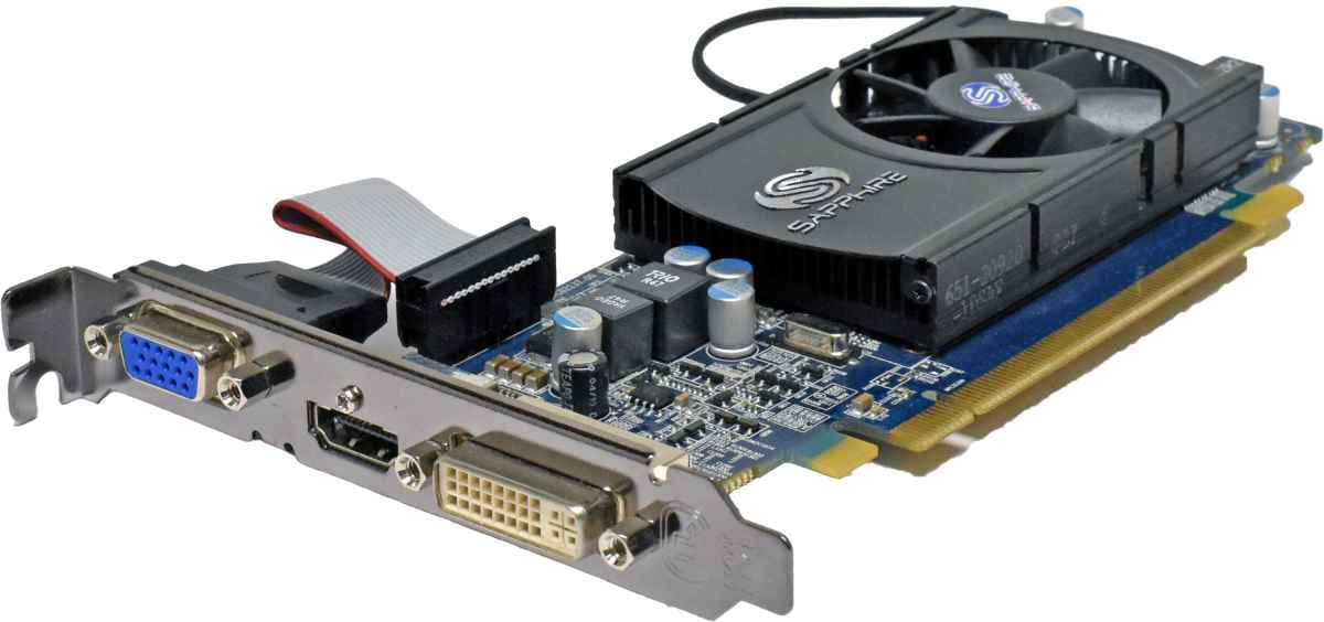 Sapphire AMD Radeon 5570 3E142-310SA 1GB DDR3 Low Profile Graphics Card