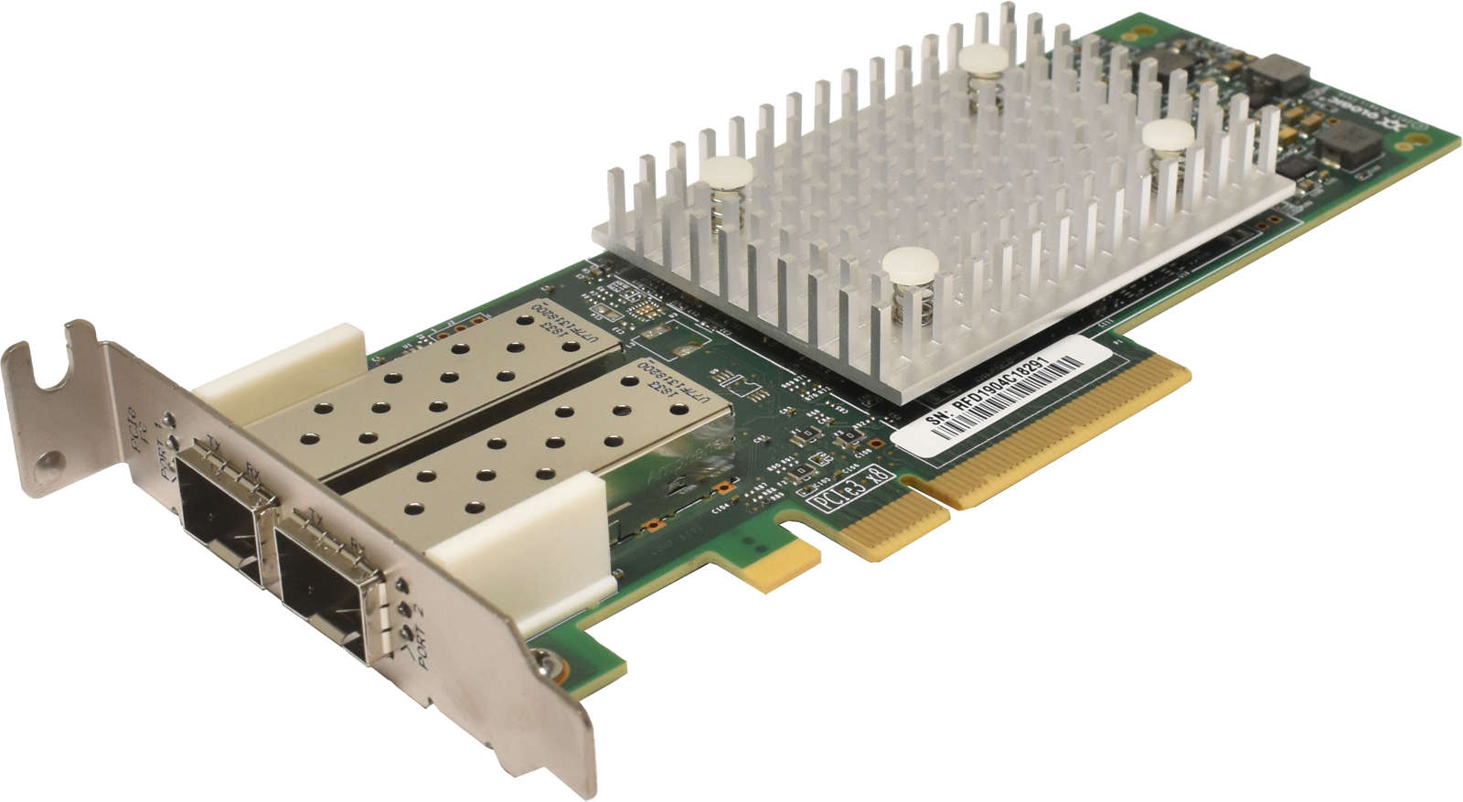 Qlogic-Huawei-QLE2692-SR-06030382-2x-Port-SFP-16G-001.jpg Qlogic Huawei QLE2692-SR 06030382 2x Port SFP+ 16G PCle x8 Netzwerkkarte für HP ZCentral LP