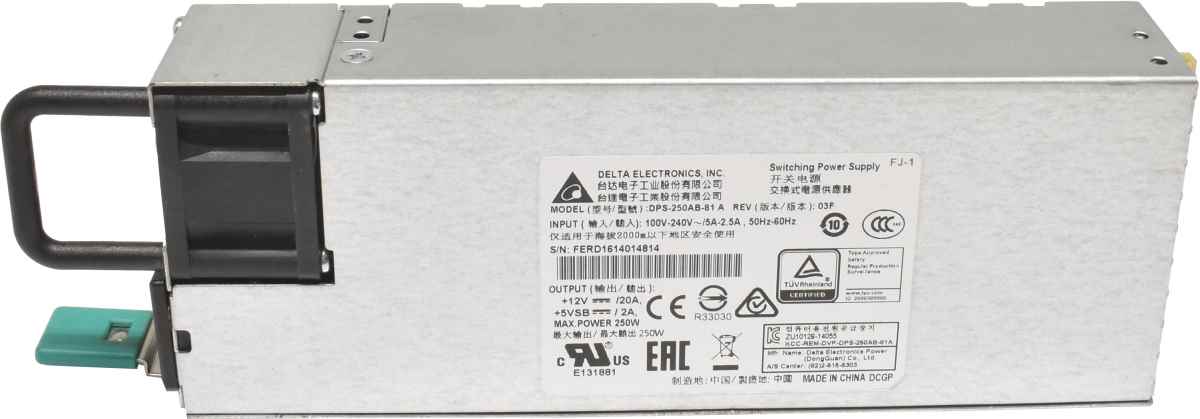 Delta Power Supply / Netzeil 250W DPS-250AB-81 A für QNAP Delta Power Supply / Netzeil 250W DPS-250AB-81 A für QNAP