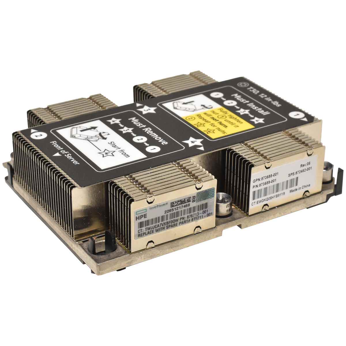 HP ProLiant DL360 Gen10 G10 CPU Heatsink Kühler 872452-001 873588-001 873589-001 HP ProLiant DL360 Gen10 G10 CPU Heatsink Kühler 872452-001 873588-001 873589-001