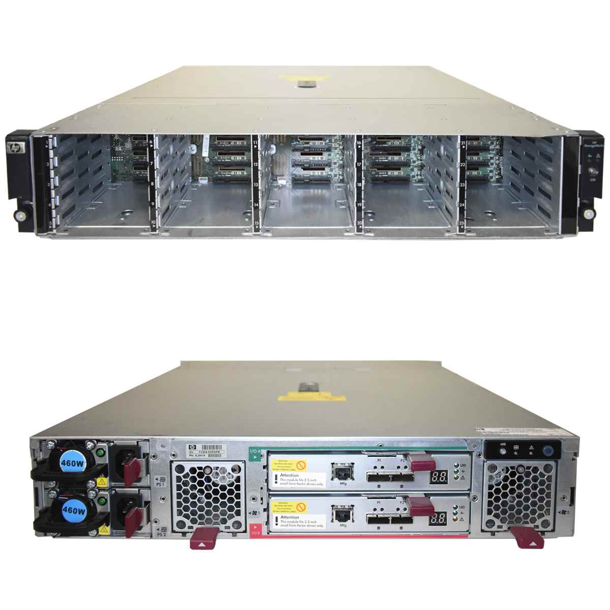 HP StorageWorks D2700 Disk Enclosure AJ941A-63002 25x 2,5" 600GB HDD (15TB)