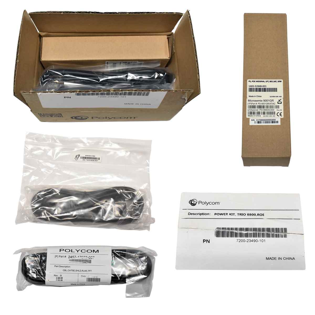 Polycom Power Kit Trio 8800 RoE 7200-23490-101 für RealPresence 8800 Neuwertig Polycom Power Kit Trio 8800 RoE 7200-23490-101 für RealPresence 8800 Neuwertig