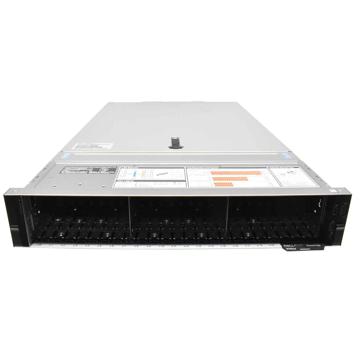 Dell PowerEdge R740xd NO CPU RAM 2x Normale HS 24 SFF 2,5" H740p