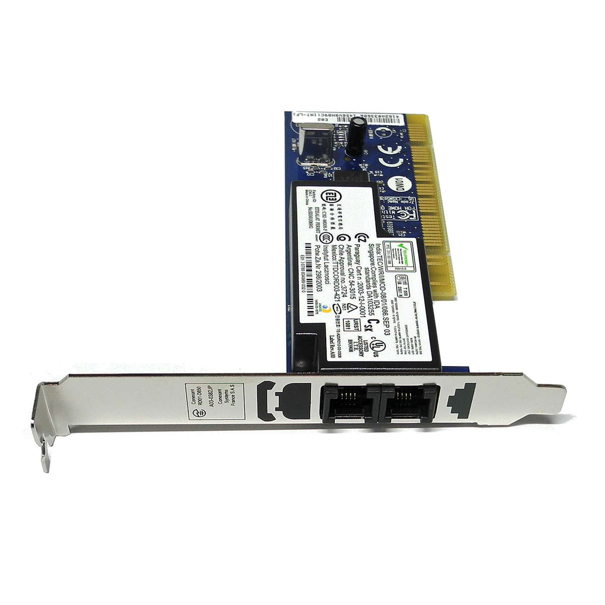 DELL-0M8926-Conexant-RD01-D850-Dual-Port-RJ-11-PCI-003.jpg DELL 0M8926 Conexant RD01-D850 Dual-Port RJ-11 PCI Fax Modem Card