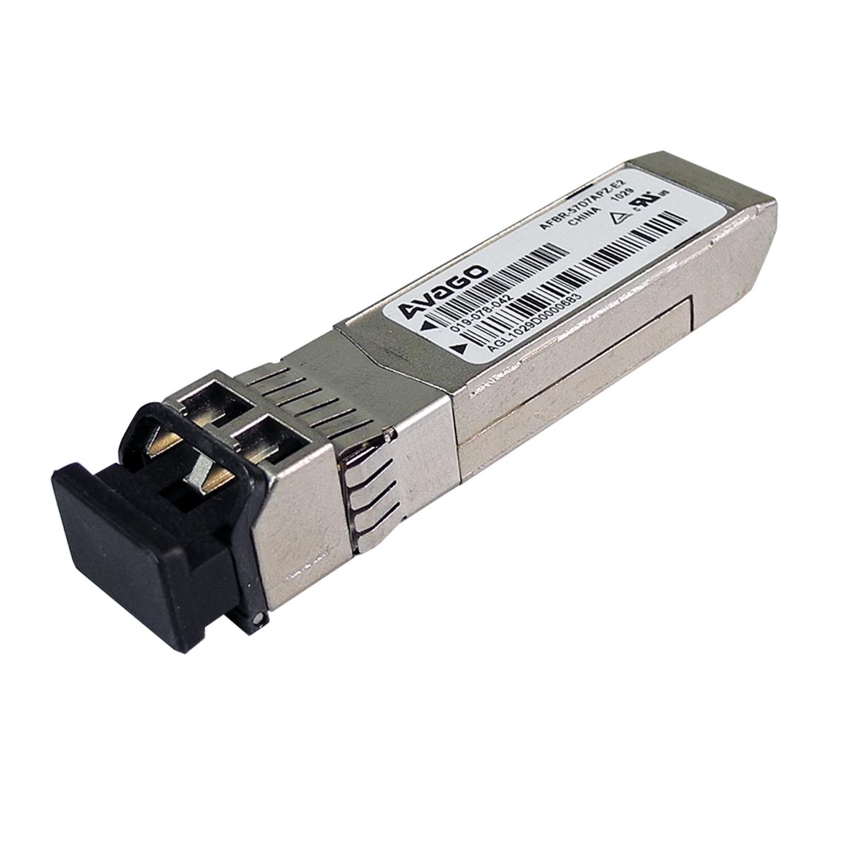 AVAGO AFBR-57D7APZ-E2 SFP+ 8.5 Gb/s Short Wave FC Transceiver PN 019-078-042 AVAGO AFBR-57D7APZ-E2 SFP+ 8.5 Gb/s Short Wave FC Transceiver PN 019-078-042