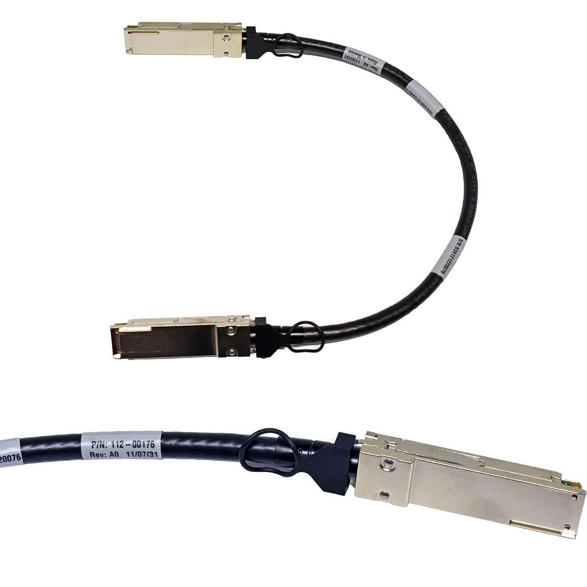 NetApp X6557-R6 QSFP - QSFP SAS Data Cable 0,5m 112-00176 NetApp X6557-R6 QSFP - QSFP SAS Data Cable 0,5m 112-00176