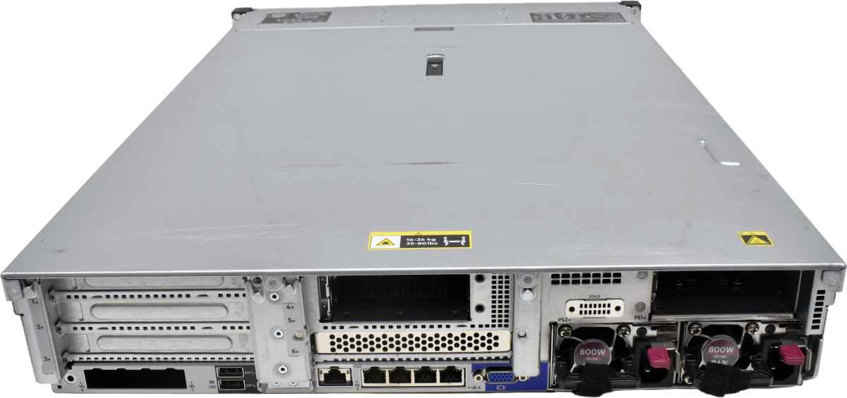 HP ProLiant DL380 G10 2U ohne CPU 2x Kühler 0GB RAM DDR4 28x SFF 2,5 P816i-a Expander