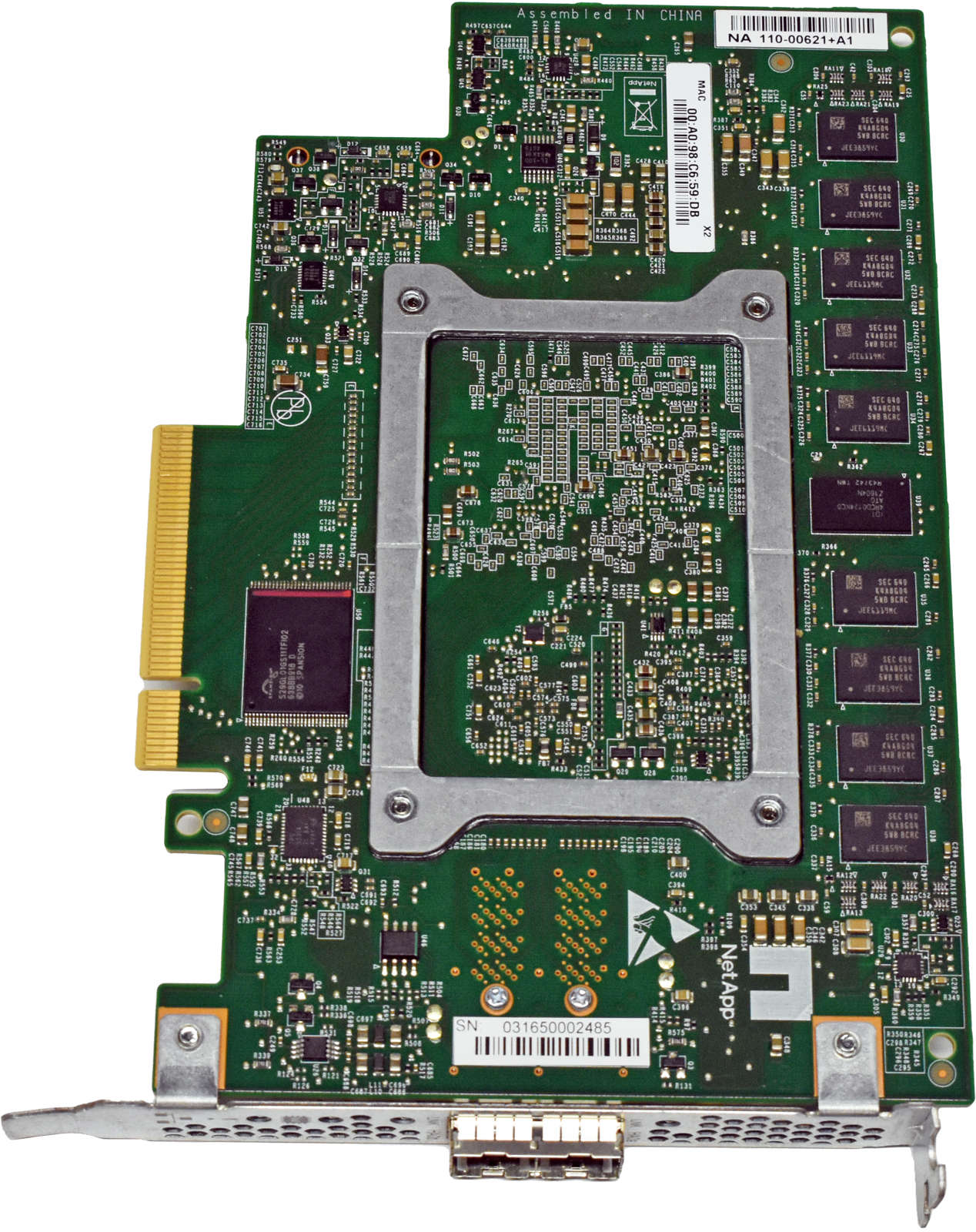 NetApp-AFF-A700S-Series-X3154A-110-00621-111-03319-004.jpg NetApp AFF-A700S Series X3154A 110-00621 111-03319 NVRAM-10P Dual-12G MiniSAS HD Adapter Card PCIe 3.0 x8 FP