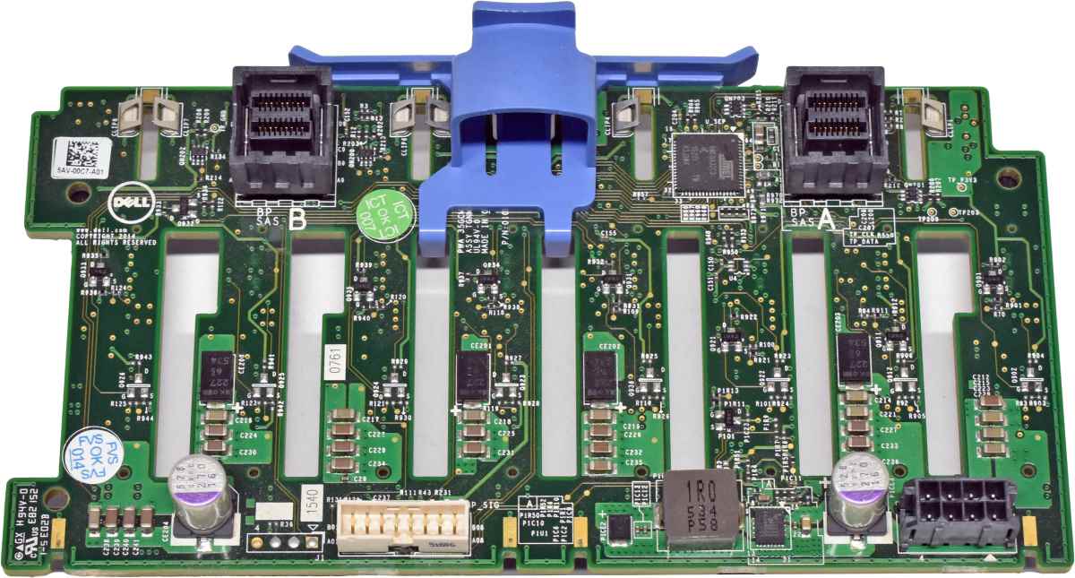 DELL 0TGNMY SAS Backplane 8 x 2.5” für PowerEdge R730 + Kabel
