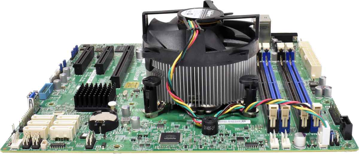Supermicro ATX Mainboard X10SLH-F Rev.1.01 1x LGA-1150 H3 Socket 1x CPU Kühler
