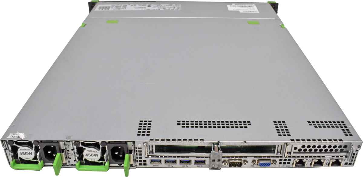 Fujitsu RX1330 M3 Server 1x E3-1240 V6 4-Core 3,70 GHz 8 GB PC4 RAM 4x SFF & 12Gb SAS Controller
